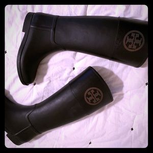 Tory Burch Rain Boots - Worn Once